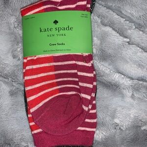 Kate spade woman crew socks 3 pk nwt
